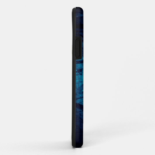 Wolf Gesicht im dunklen Fantasy-Wald Case-Mate iPhone Hülle (Hinten/Rechts)