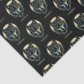 Wolf Gesicht Krieger Fenrir nordische Geschenkverp Seidenpapier (Ausschnitt)