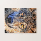 Wolf - Gesicht - Puzzle (Horizontal)