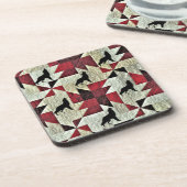 Wolf Getränkeuntersetzer (Linke Seite)