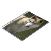 Wolf-gewundenes Notizbuch Notizblock (Linke Seite)