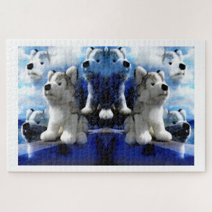 Wolf ghosts art puzzle