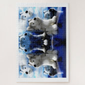 Wolf ghosts art puzzle (Vertikal)