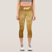 Wolf Gold Capri Leggings (Vorderseite)