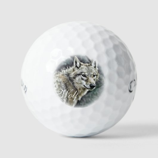 Wolf Golfball (Vorderseite)