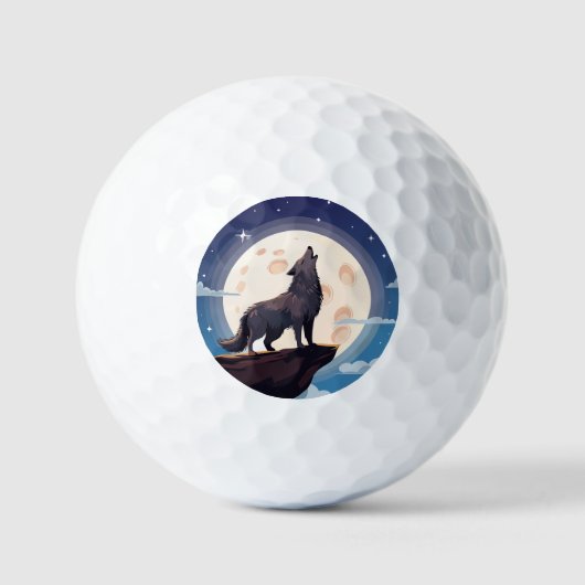 Wolf Golfball (Vorderseite)