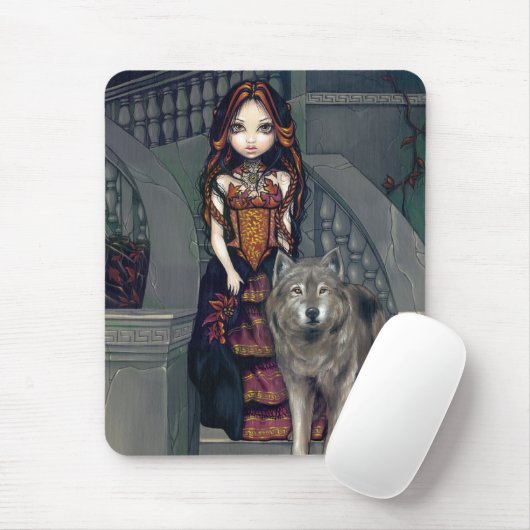 "Wolf-Gräfin" Mousepad (Mit Mouse)
