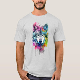 Wolf Graphic Art Animal Wolves Fan Art T-Shirt