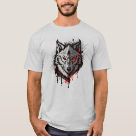 Wolf Graphic Art Animal Wolves Fan Art T-Shirt