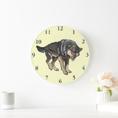 Wolf Große Wanduhr (Zuhause)