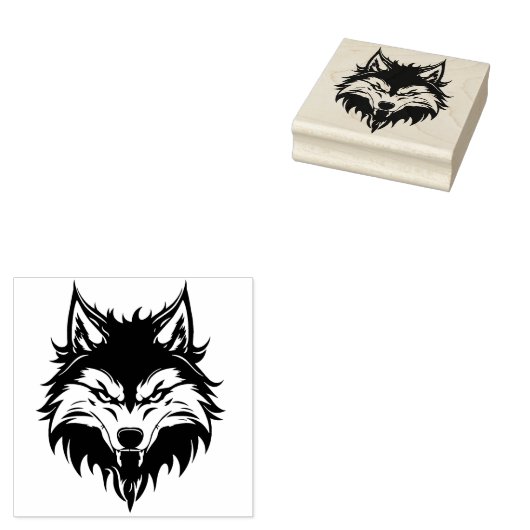 Wolf Gummistempel (Stempel)