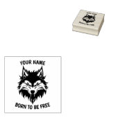 Wolf Gummistempel (Stempel)