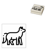 Wolf Gummistempel (Stempel)