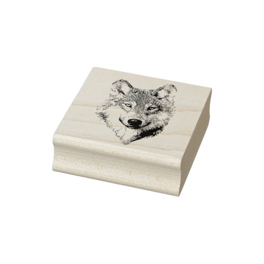 Wolf Gummistempel (Stempel)