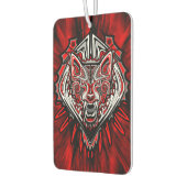 Wolf Haida-Stammes-Totem-Design Autolufterfrischer (Links)