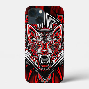Wolf Haida-Stammes-Totem-Design Case-Mate iPhone Hülle