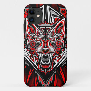 Wolf-Haida-Stammes-Totem-Design Case-Mate iPhone Hülle