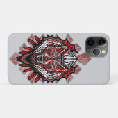 Wolf-Haida-Stammes-Totem-Design Case-Mate iPhone Hülle (Rückseite (Horizontal))