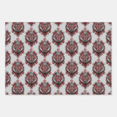 Wolf-Haida-Stammes-Totem-Design Geschenkpapier Set (Vorderseite 2)