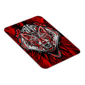 Wolf Haida-Stammes-Totem-Design Magnet (Rechte Seite)