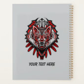 Wolf Haida-Stammes-Totem-Design Planer (Rückseite)