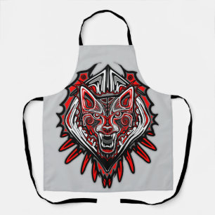 Wolf Haida-Stammes-Totem-Design Schürze