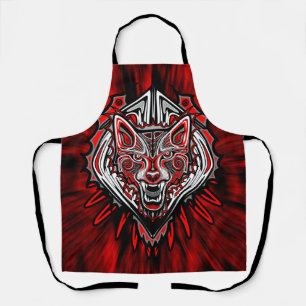 Wolf Haida-Stammes-Totem-Design Schürze