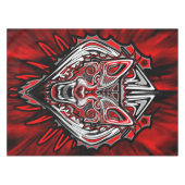 Wolf-Haida-Stammes-Totem-Design Tischdecke (Vorderseite (Horizontal))