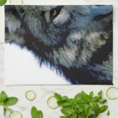 Wolf Handtuch (Gefaltet)