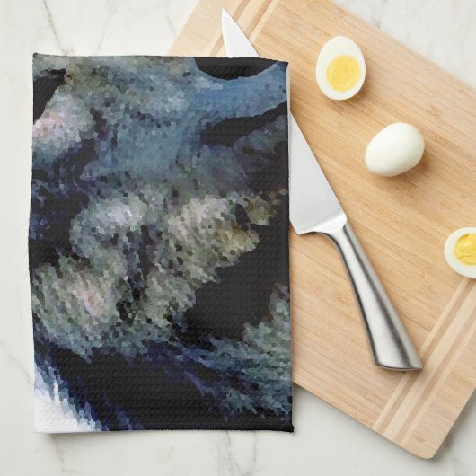 Wolf Handtuch (Viertel Falte)