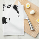 Wolf Handtuch (Viertel Falte)