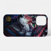 Wolf-Handyhülle iPhone Hülle (Rückseite (Horizontal))