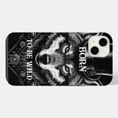 Wolf-Handyhülle iPhone Hülle (Rückseite (Horizontal))