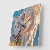 WOLF HAPPY TRAILS QUADRATISCHE WANDUHR (Winkel)