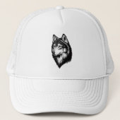 wolf hat truckerkappe (Vorderseite)