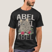 Wolf Head - Abel Name T-Shirt (Vorderseite)