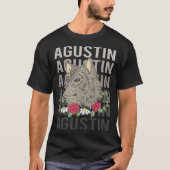 Wolf Head - Agustin Name T-Shirt (Vorderseite)