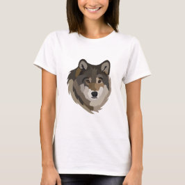 Wolf Head Animal Gray Wild Wolf T-Shirt