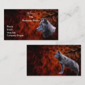 WOLF HEAD Business Card oder Visitenkarte (Vorne/Hinten)