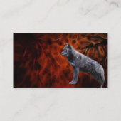 WOLF HEAD Business Card oder Visitenkarte (Rückseite)