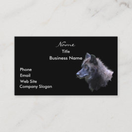 WOLF HEAD Business Card oder Visitenkarte