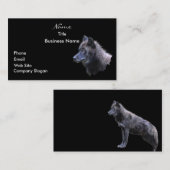 WOLF HEAD Business Card oder Visitenkarte (Vorne/Hinten)