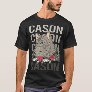 Wolf Head - Cason Name T-Shirt