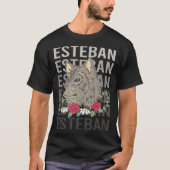 Wolf Head - Esteban Name T-Shirt (Vorderseite)