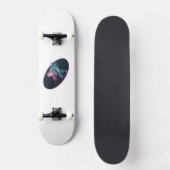 Wolf Head Galaxy Skateboard (Vorderseite)