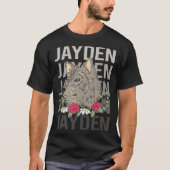Wolf Head - Jayden Name T-Shirt (Vorderseite)