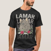 Wolf Head - Lamar Name T-Shirt (Vorderseite)