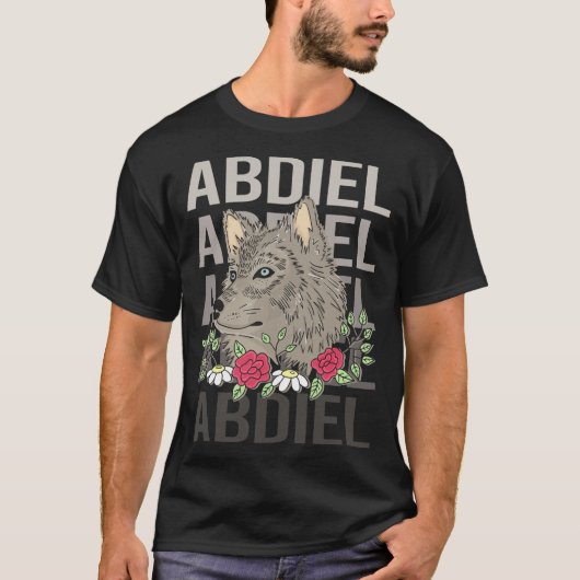 Wolf Head - Name des Abdiels T-Shirt (Vorderseite)