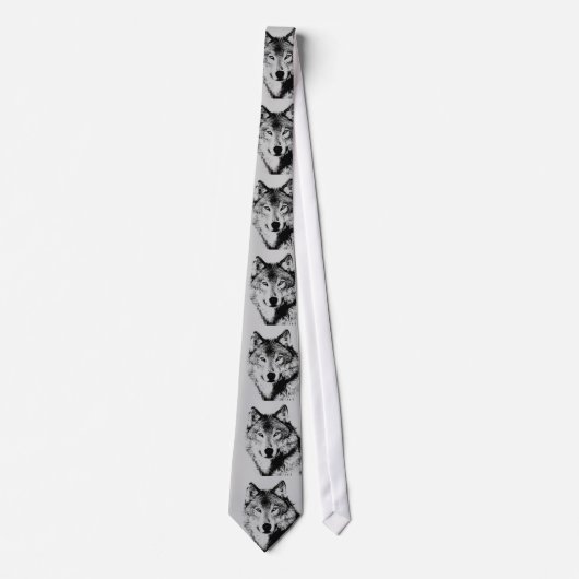 Wolf Head Neck Ties Krawatte (Vorderseite)