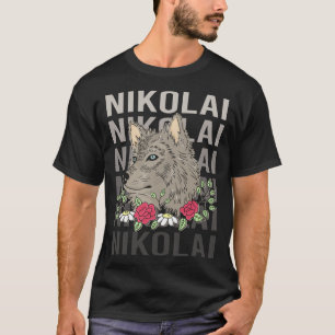 Wolf Head - Nikolai Name T-Shirt